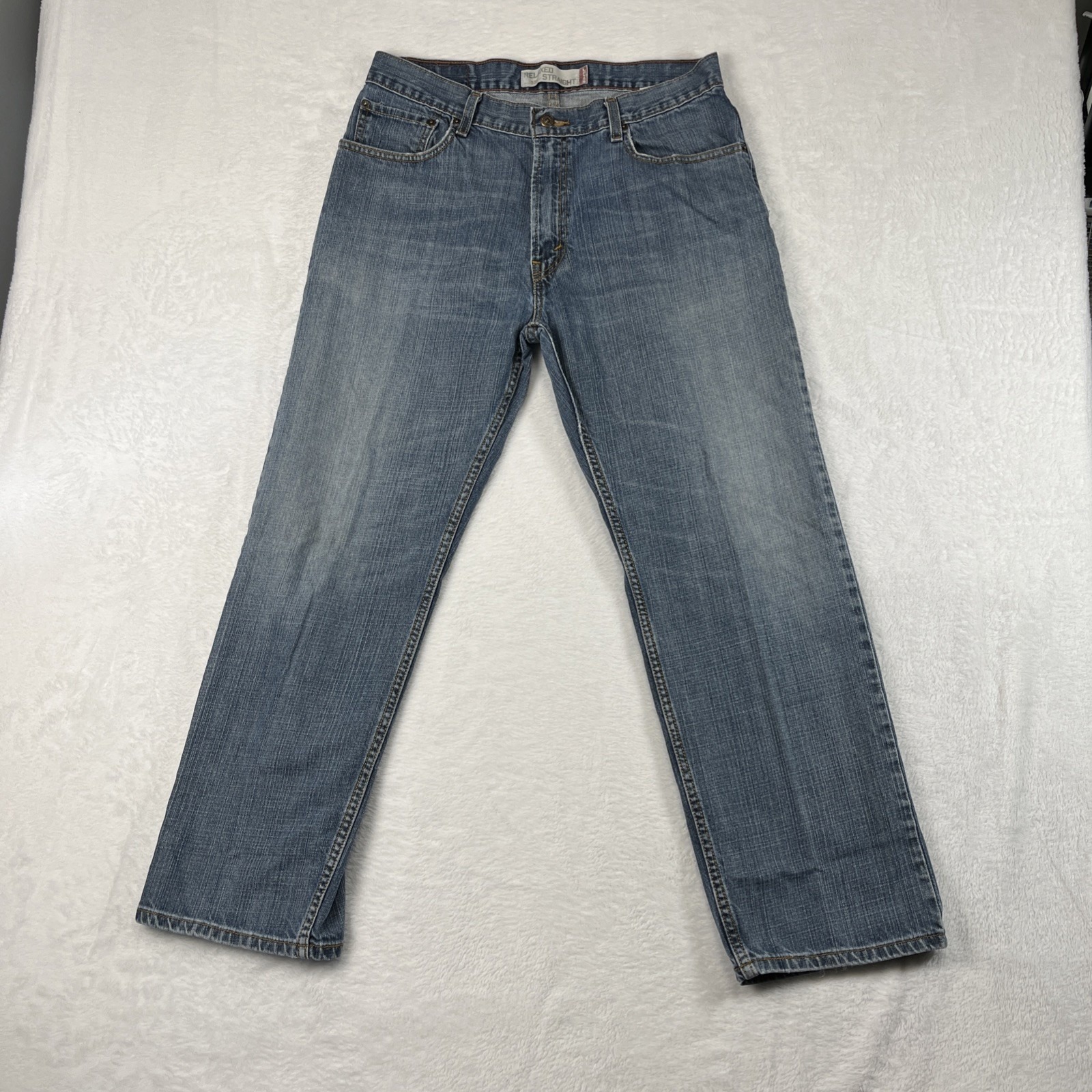 Vintage Levi's 559 Jeans Men's 34x30 Blue Relaxed Straight Faded Distressed Y2k